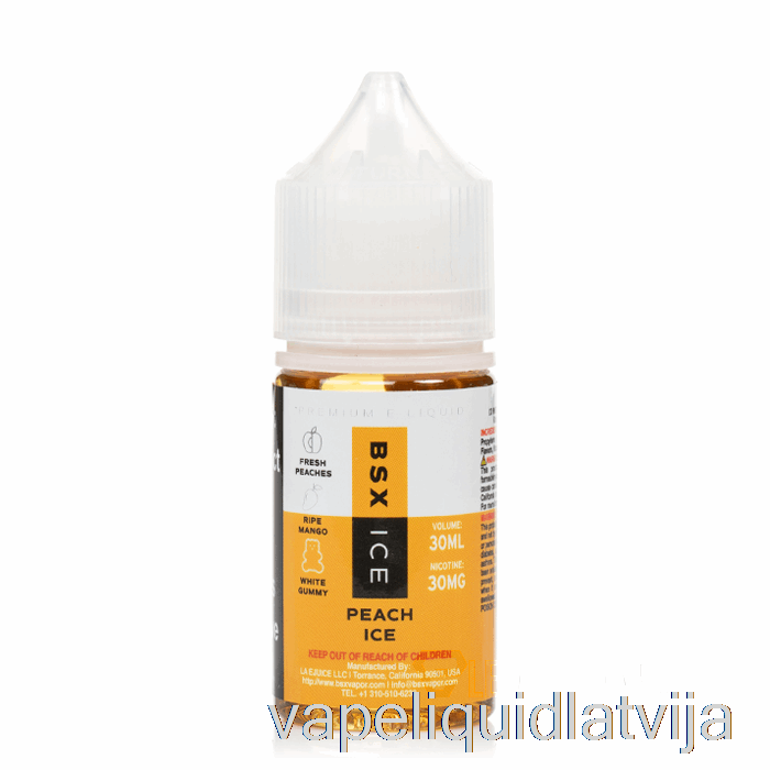 Persiku Ledus - Bsx Sāls Sērija - 30ml 30mg Vape šķidrums